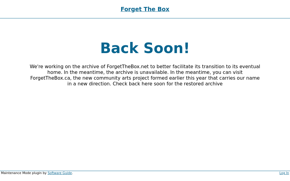 forgetthebox.net/content/mag screen capture