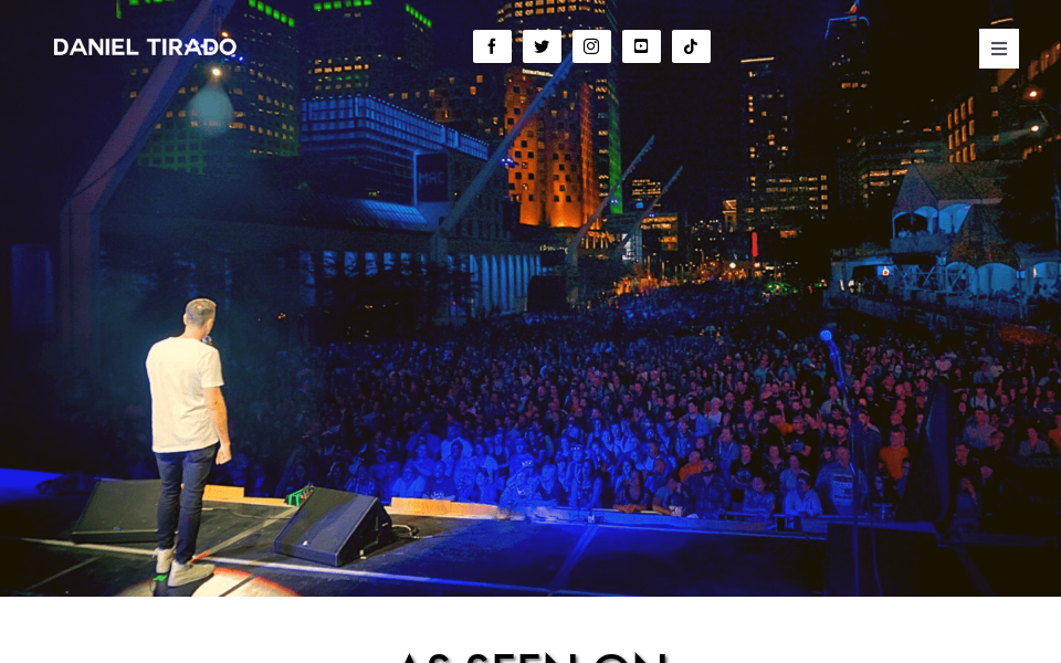 danieltirado.com/ screen capture
