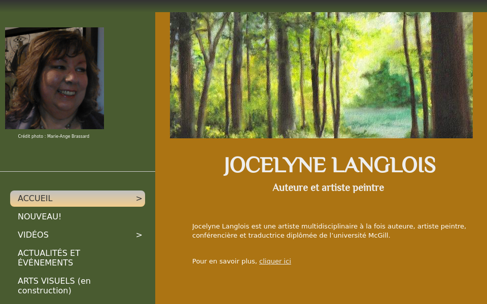 www.jocelynelanglois.com screen capture