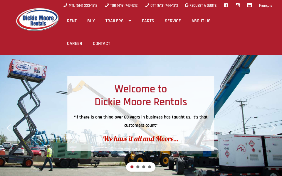 dickiemoore.com/ screen capture