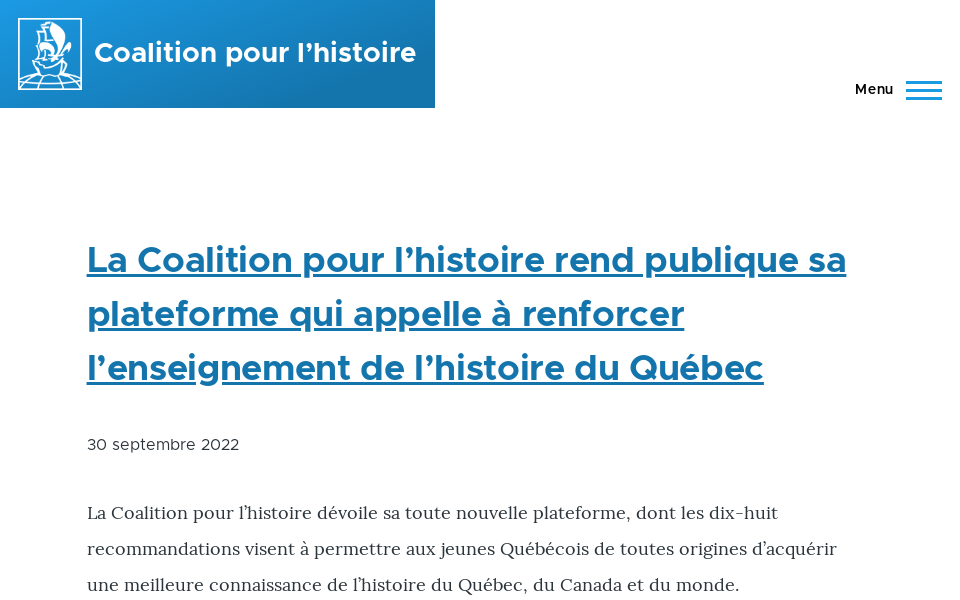coalitionhistoire.org/ screen capture