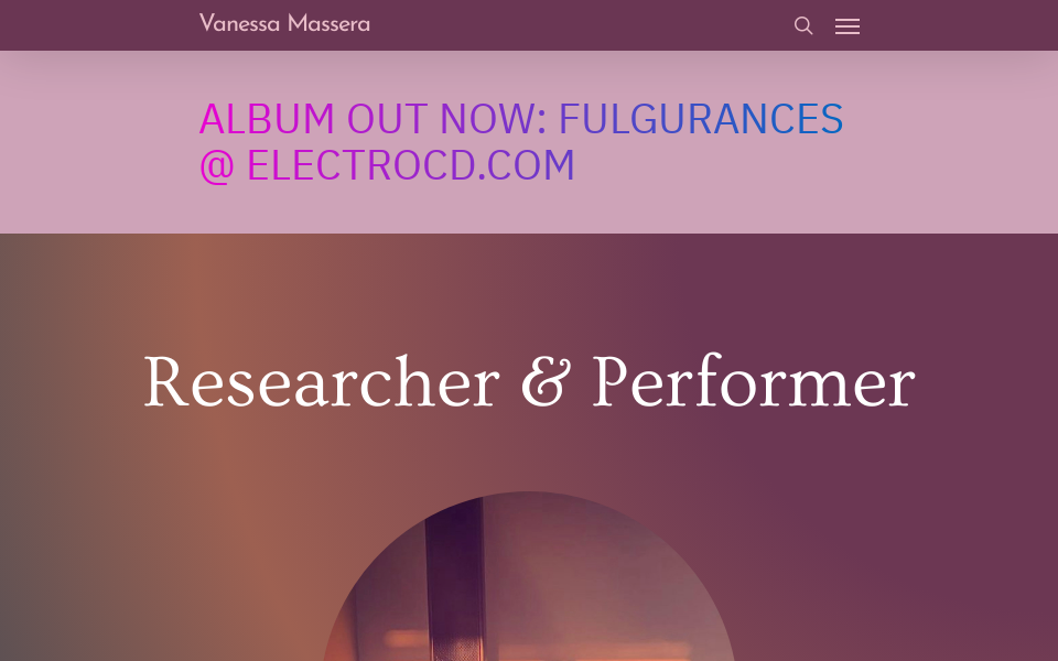 vanessamassera.com/ screen capture