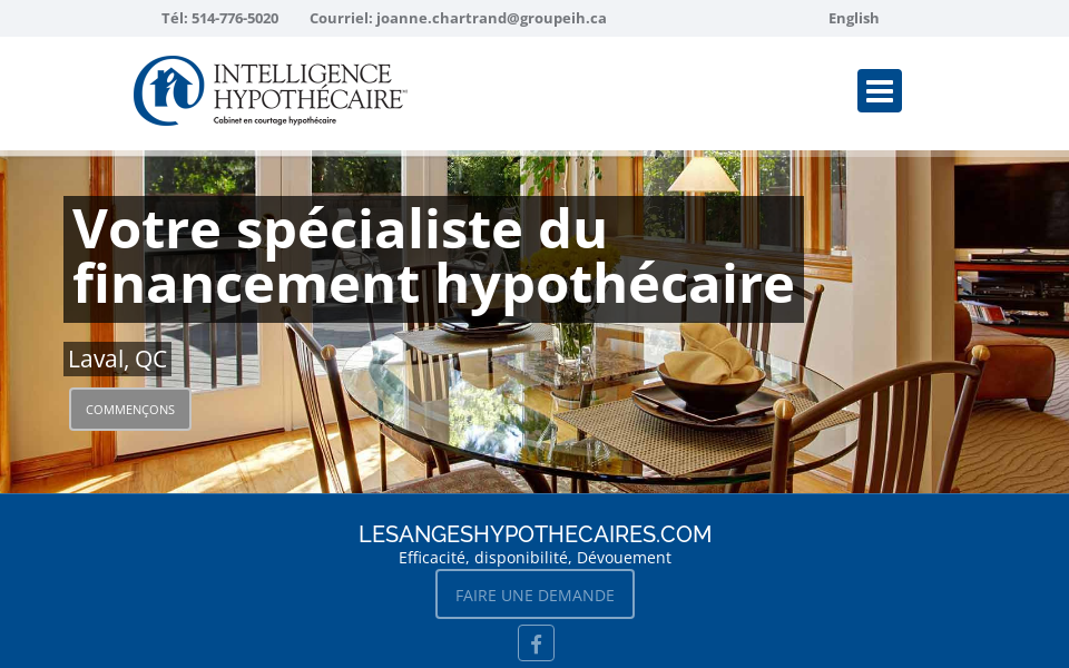 www.lesangeshypothecaires.com/ screen capture