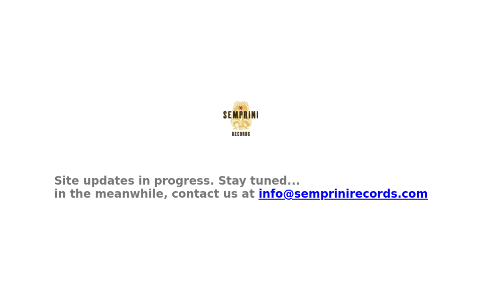 www.semprinirecords.com/ screen capture