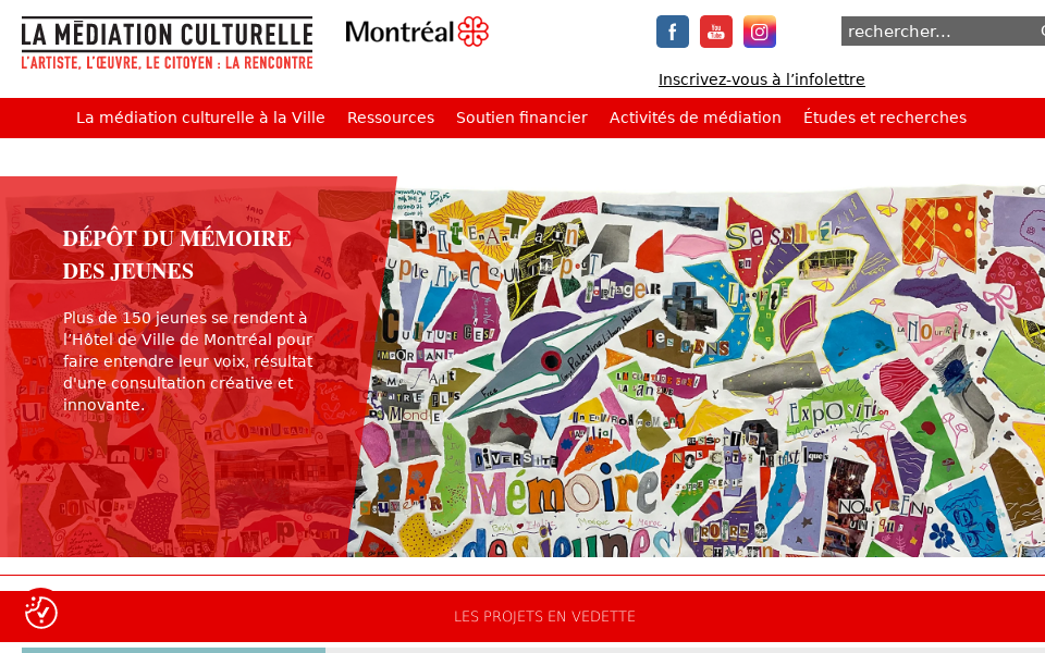 montreal.mediationculturelle.org/ screen capture