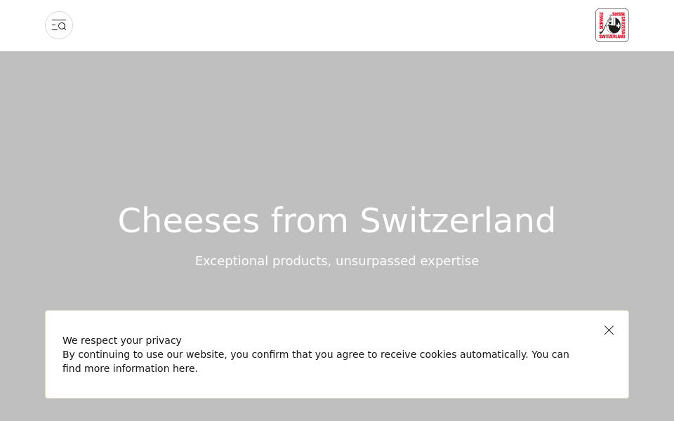 www.cheesefromswitzerland.ca/ screen capture