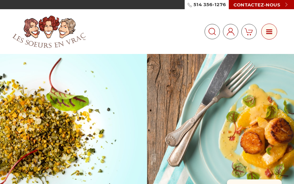 lessoeursenvrac.com/ screen capture