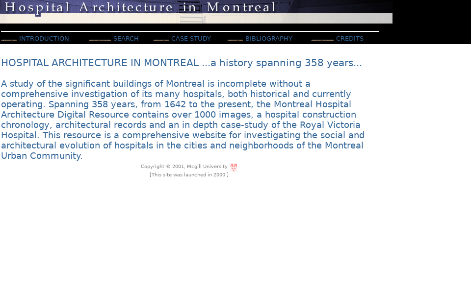 digital.library.mcgill.ca/hospitals/ screen capture