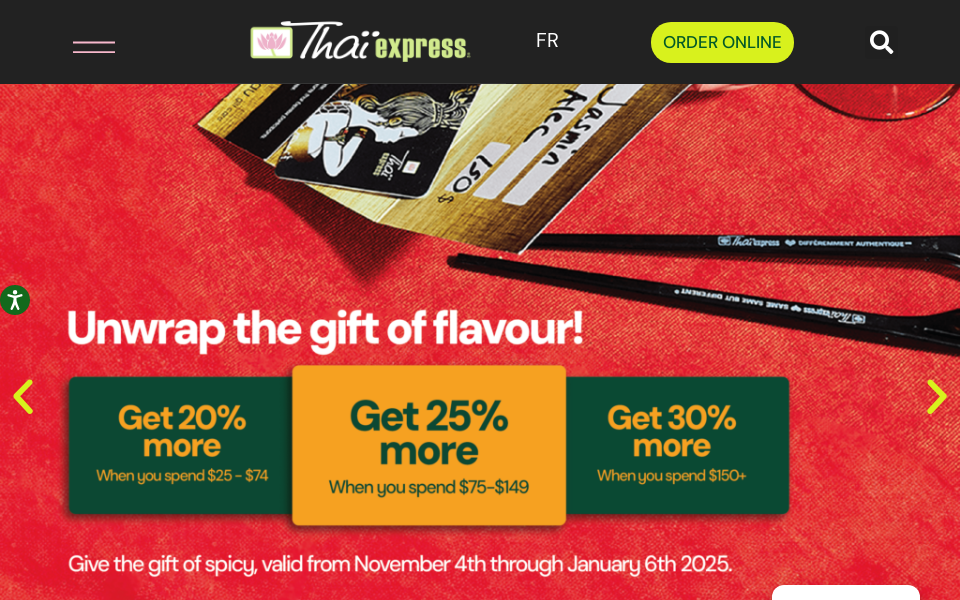 thaiexpress.ca/ screen capture