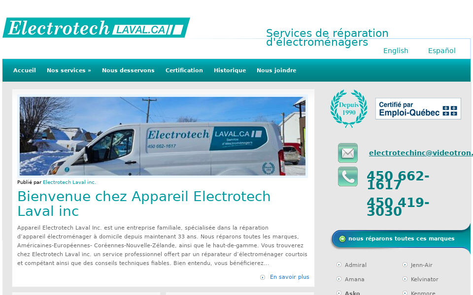 www.electrotechlaval.ca/ screen capture