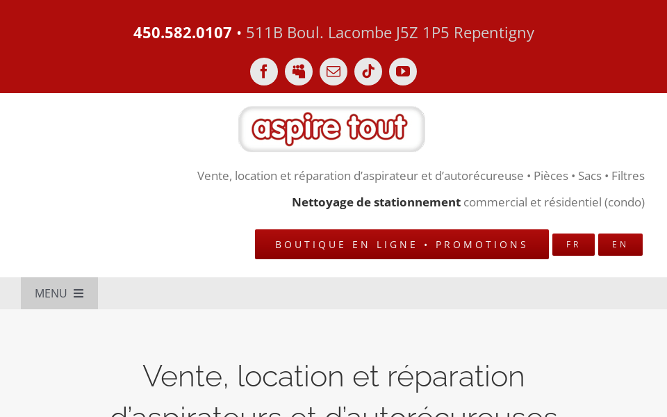 www.aspirateurrepentigny.ca/ screen capture