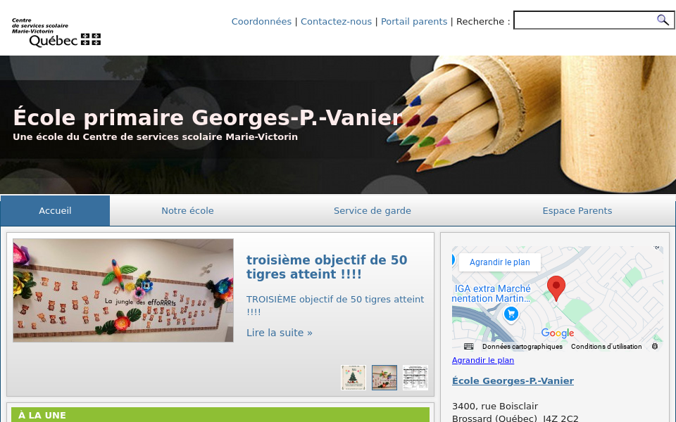 georges-p-vanier.ecoles.csmv.qc.ca/ screen capture