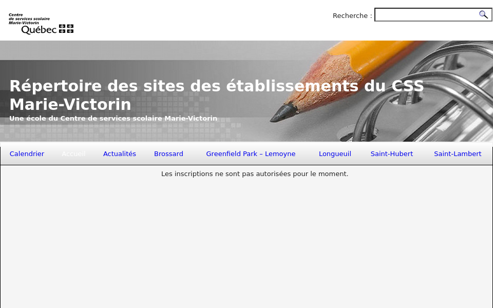 ecoles.csmv.qc.ca/wp-signup.php?new=ledeclic screen capture