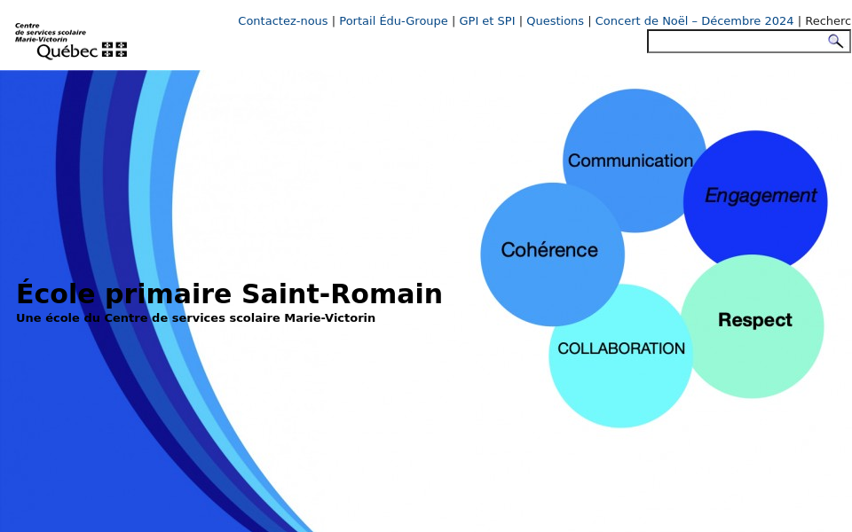 saint-romain.ecoles.csmv.qc.ca screen capture