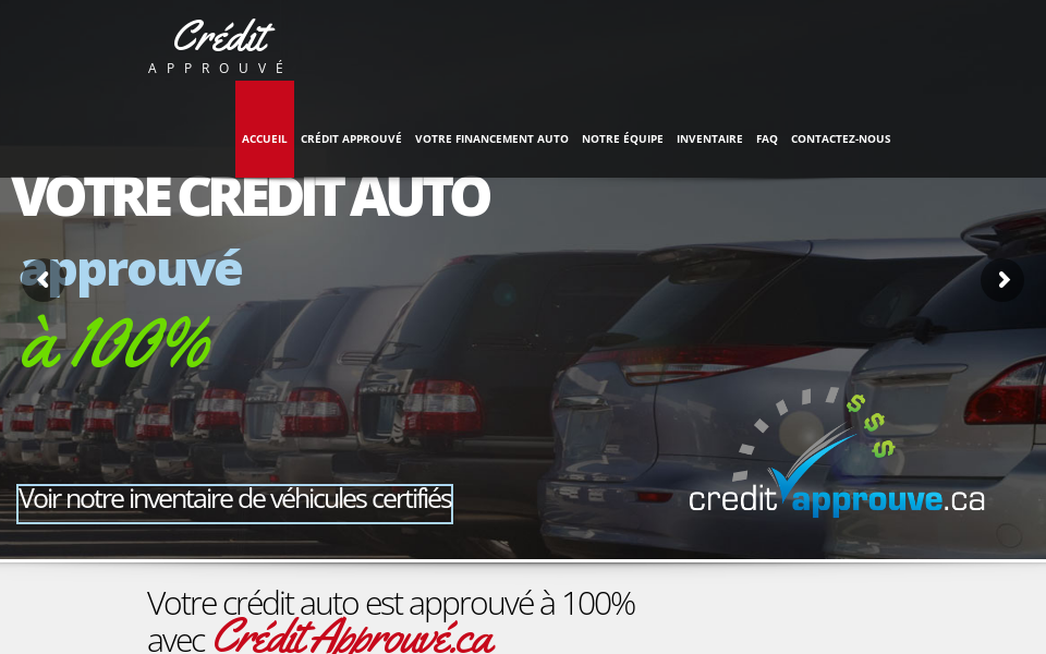 creditapprouve.ca/ screen capture