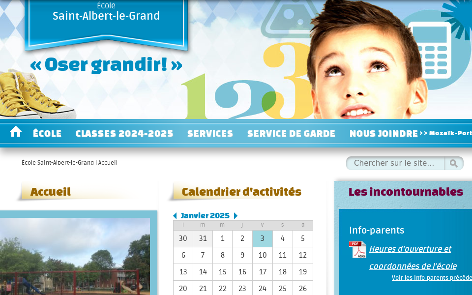 ecole-st-albert-le-grand.cssc.gouv.qc.ca/ screen capture