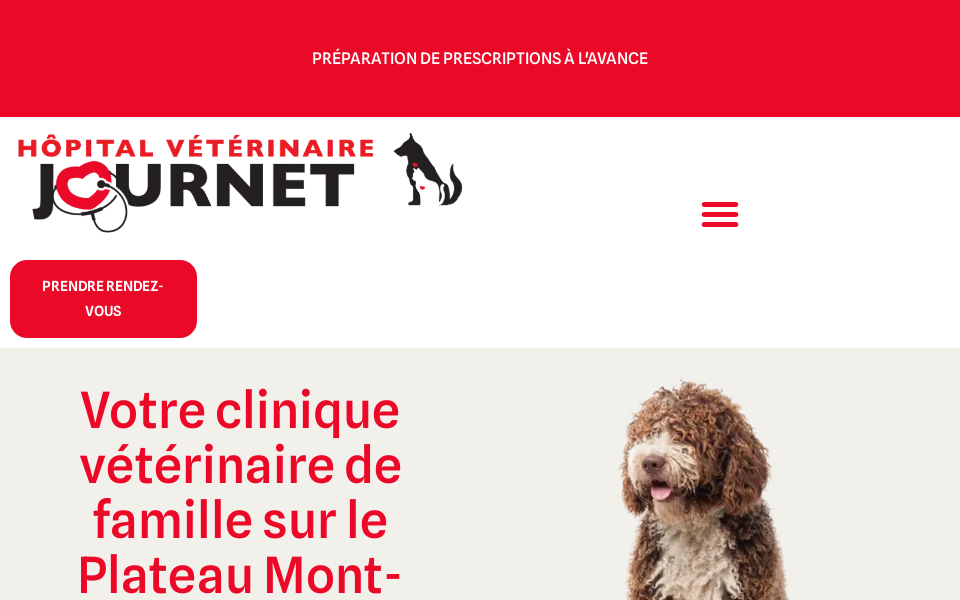 veterinairejournet.ca/ screen capture