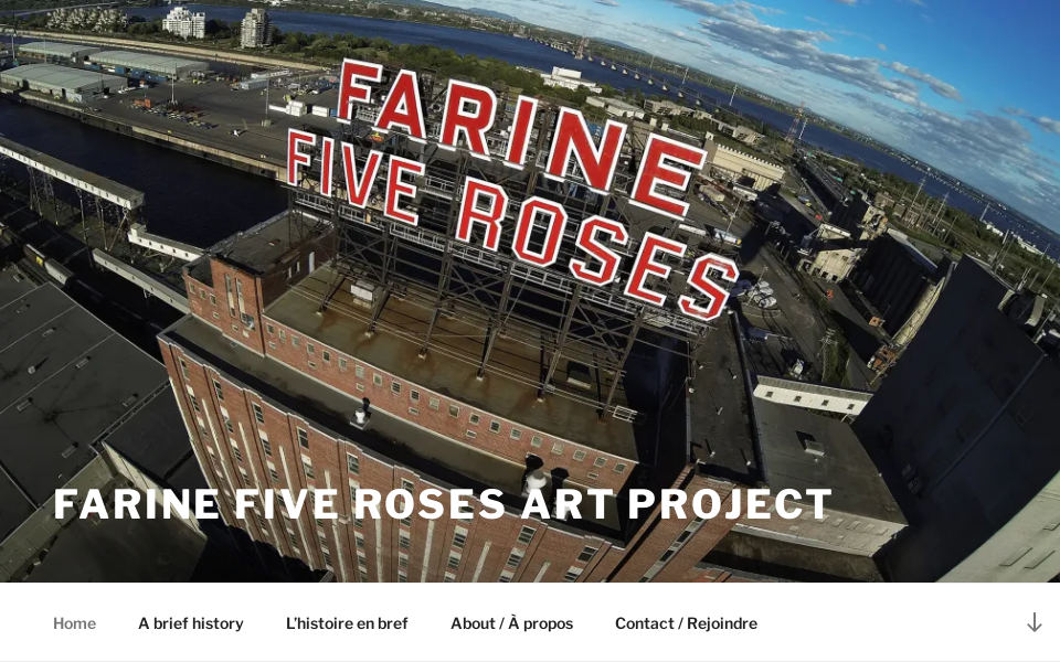 www.farinefiveroses.ca/ screen capture