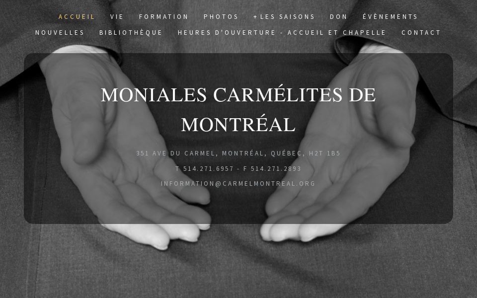 carmelmontreal.org/ screen capture