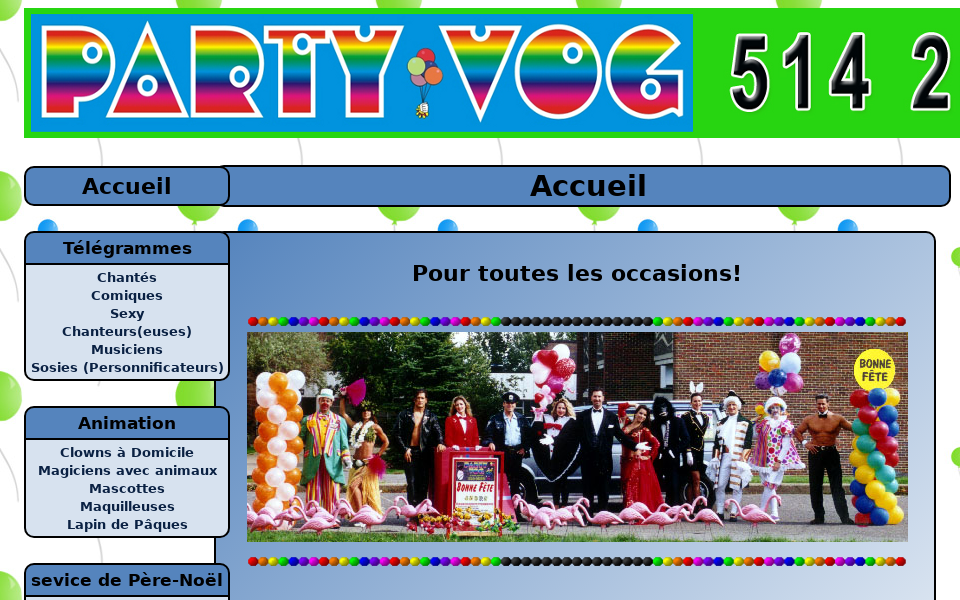 www.partyvog.qc.ca/ screen capture