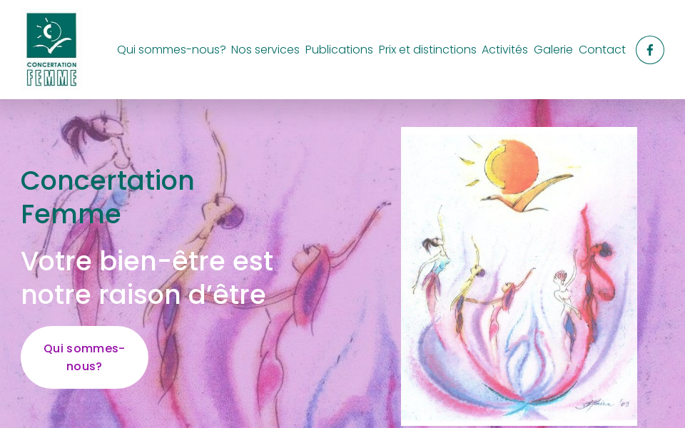 concertationfemme.ca/ screen capture