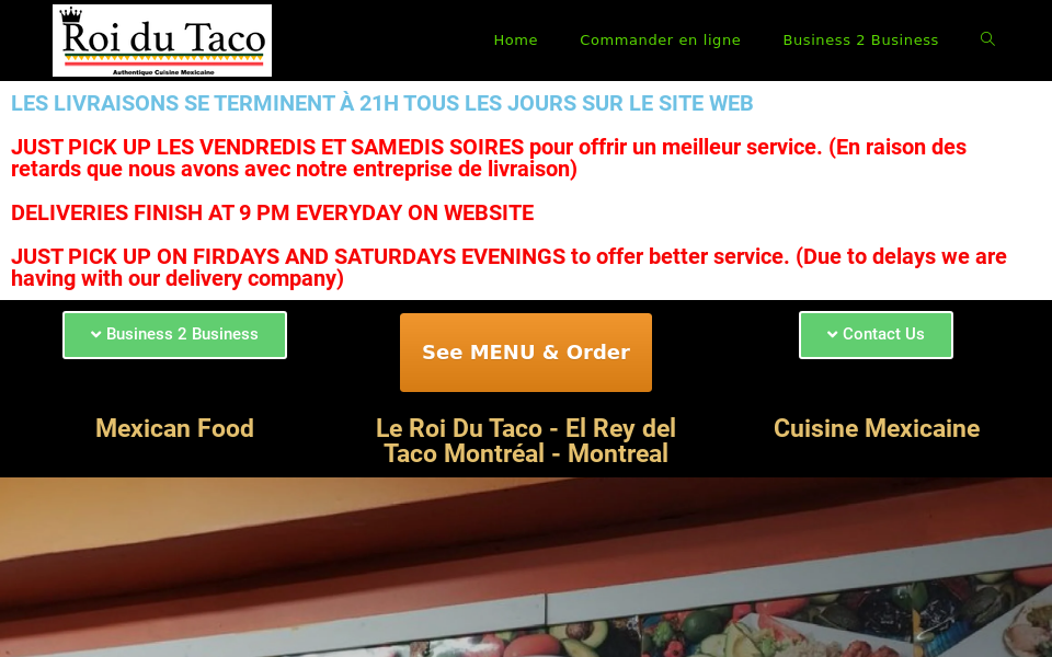 leroidutaco.com/ screen capture