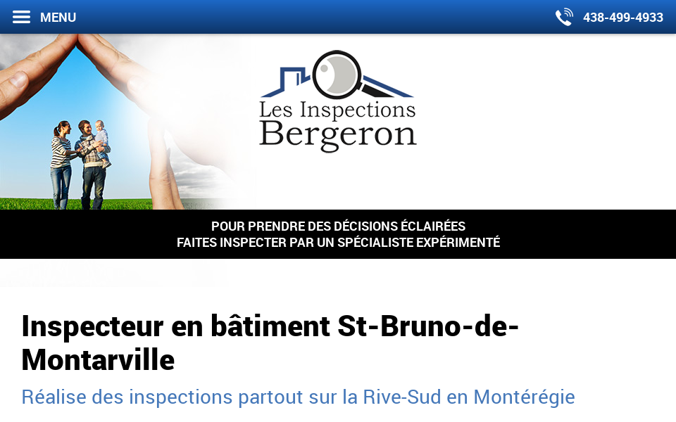 www.lesinspectionsbergeron.com/ screen capture
