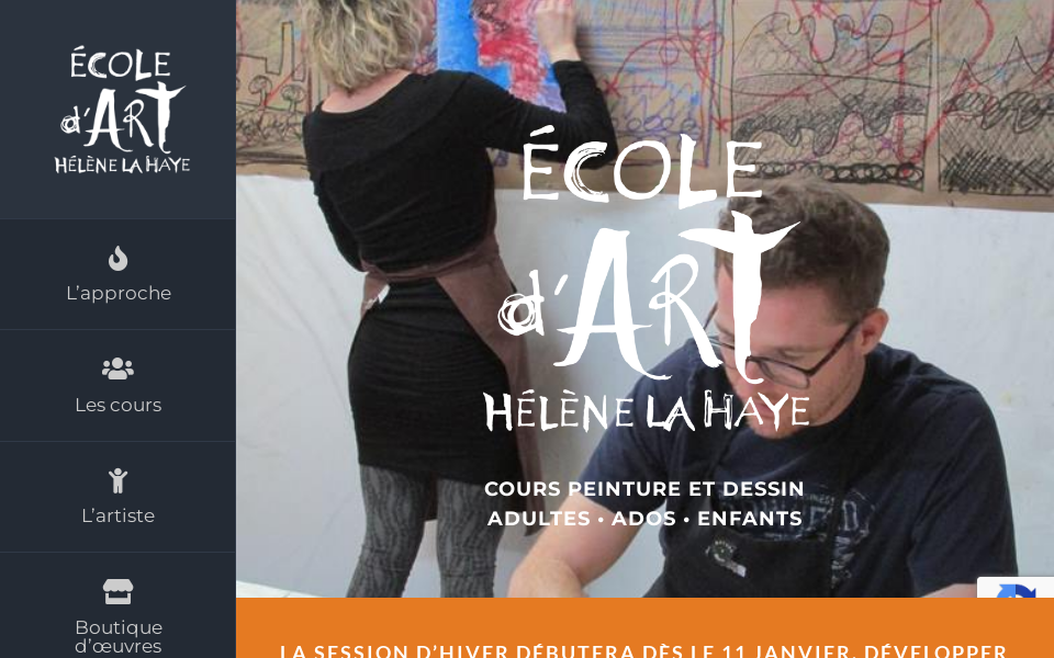 ecoledarthelenelahaye.com/ screen capture