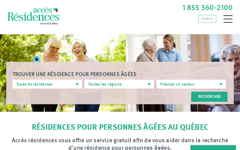 accesresidences.com/ screen capture