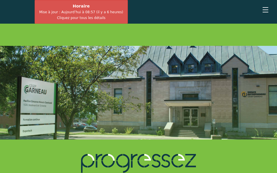 fc.cegepgarneau.ca/ screen capture