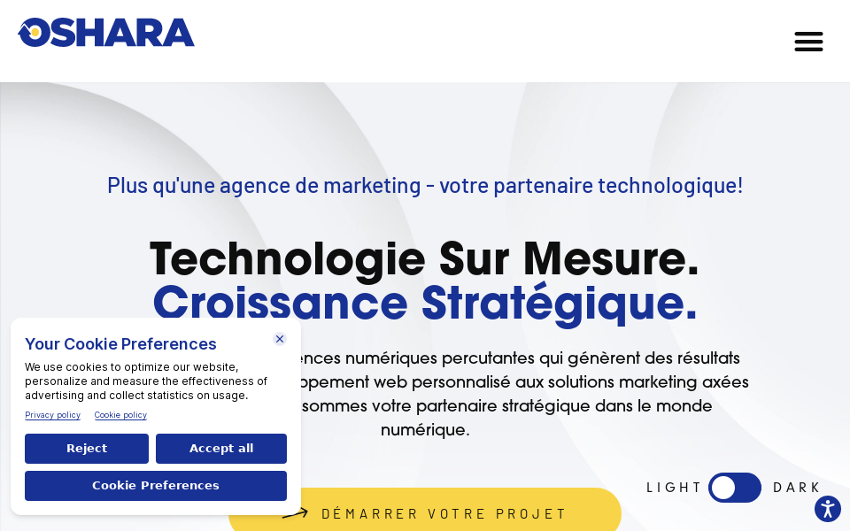 oshara.ca/fr screen capture