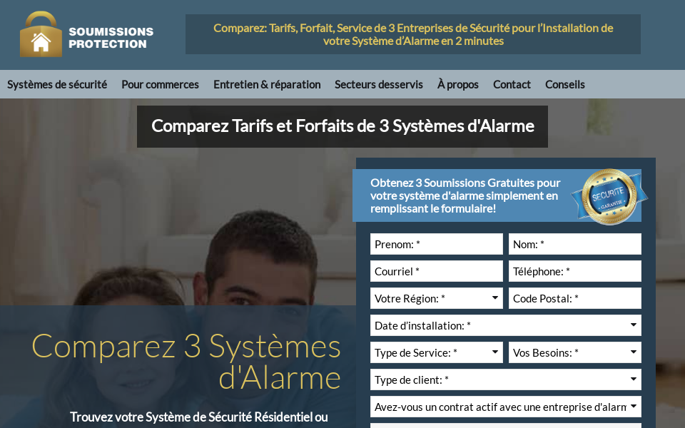 soumissionsprotection.ca/ screen capture