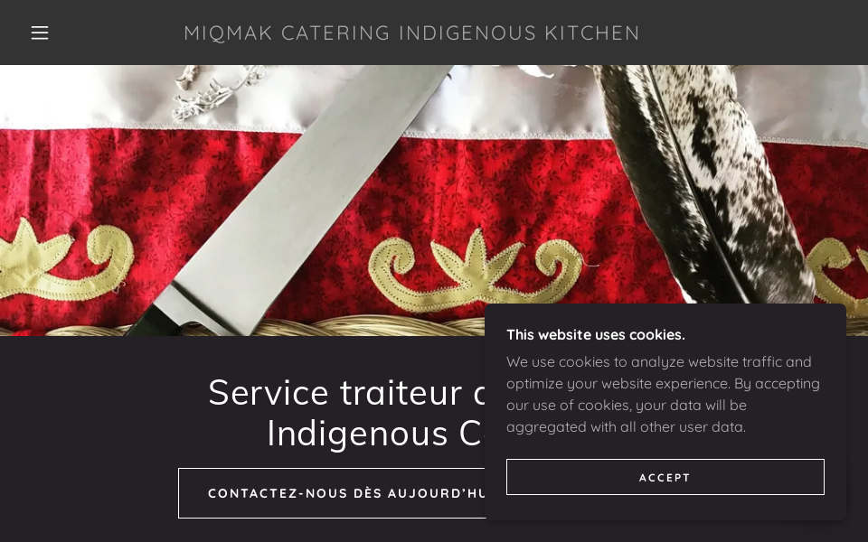 miqmakcatering.com/ screen capture