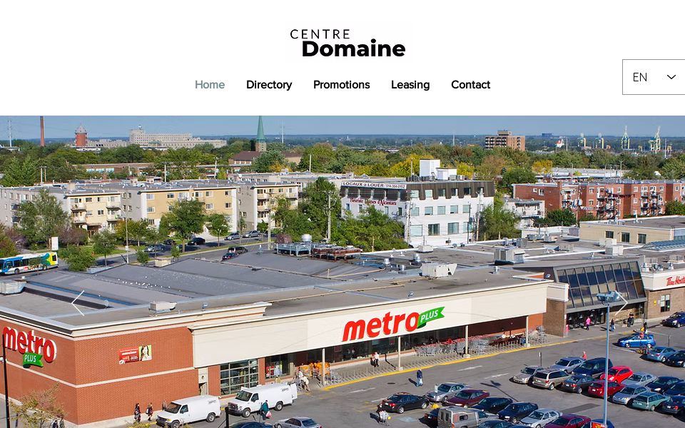 centredomaine.com/ screen capture