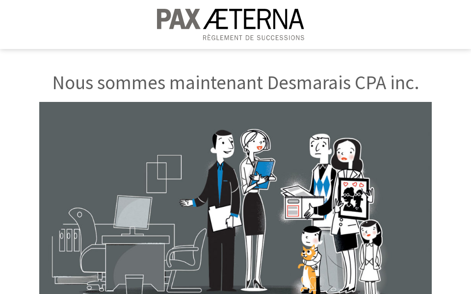 paxaeterna.com/ screen capture