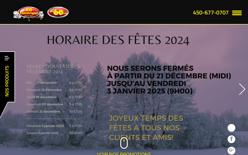 rdelectrique.ca/ screen capture