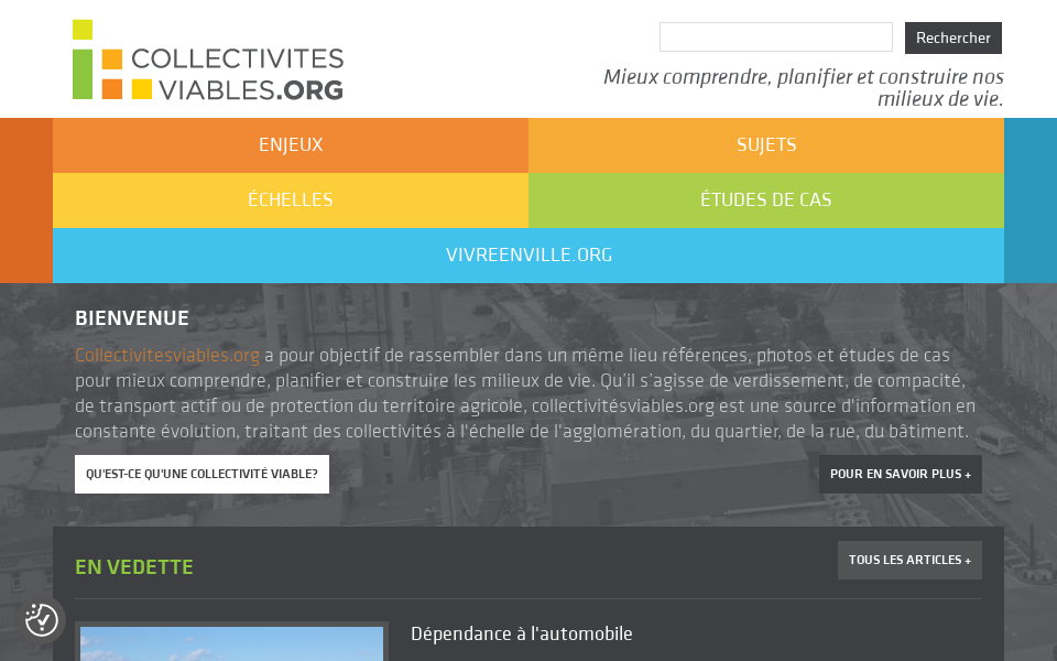 collectivitesviables.org/ screen capture