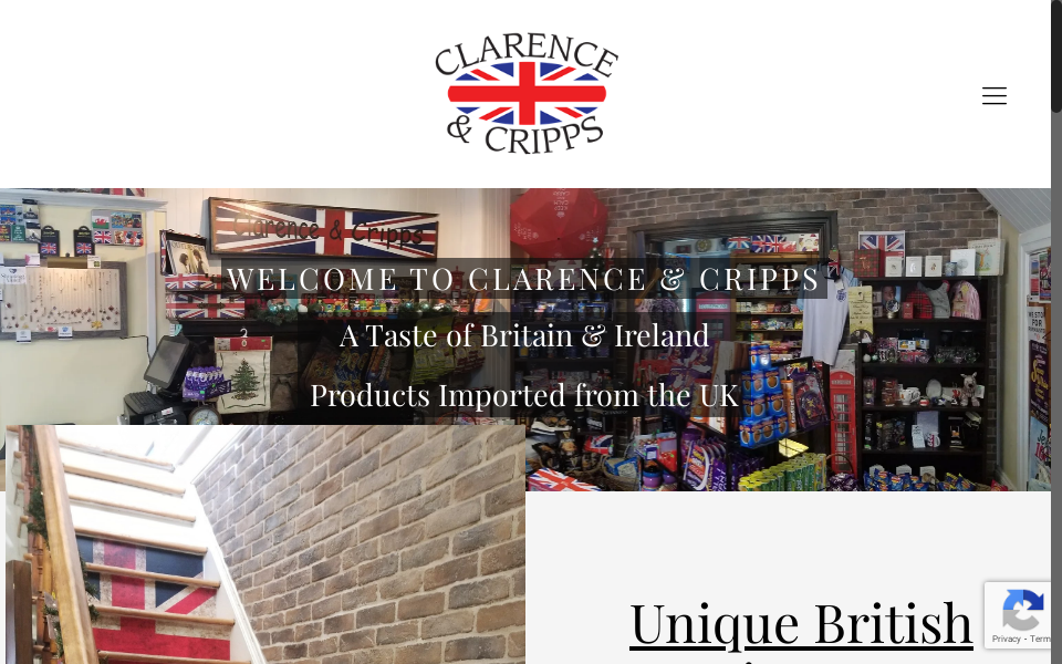 www.clarenceandcripps.com/ screen capture