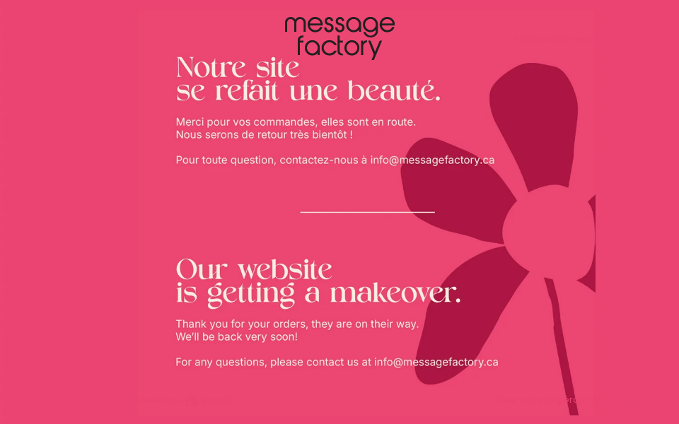 messagefactory.ca/ screen capture