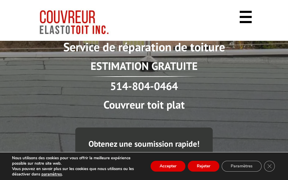 couvreurelastotoit.ca screen capture