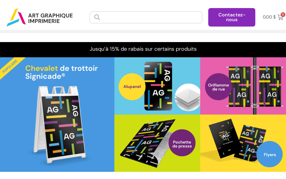 artgraphique.ca/ screen capture