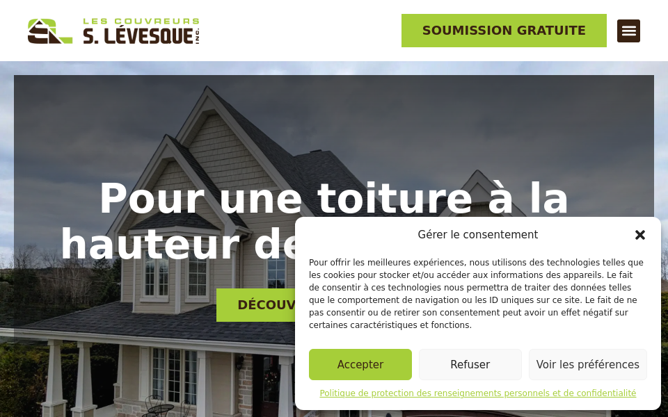 couvreursl.com/ screen capture