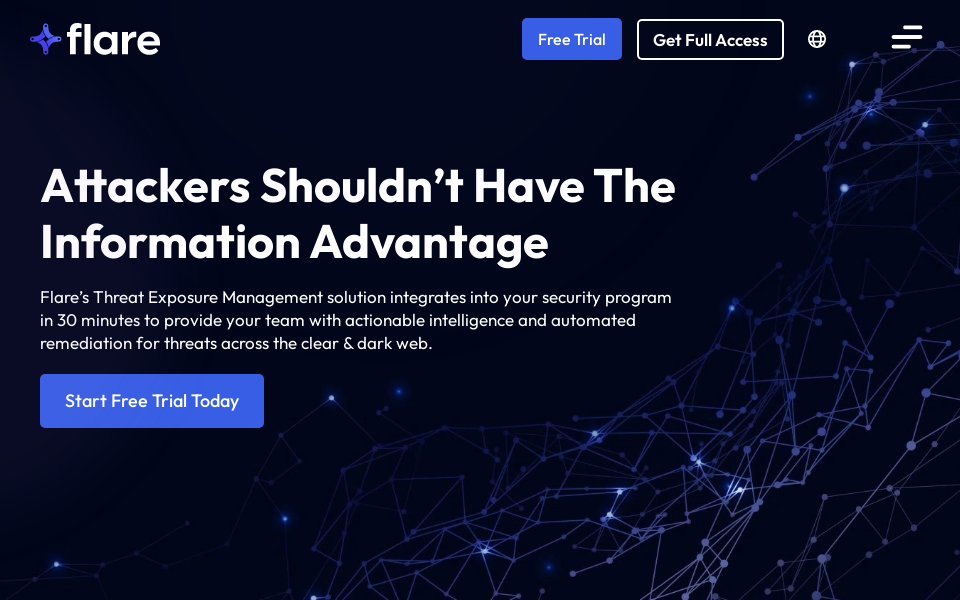 flare.io/ screen capture