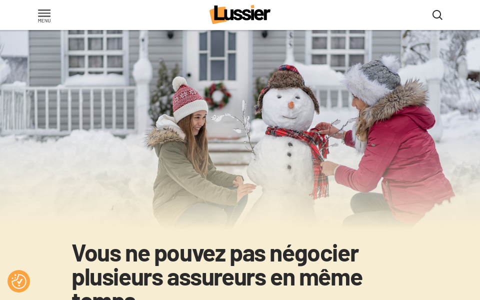 lussier.co/ screen capture