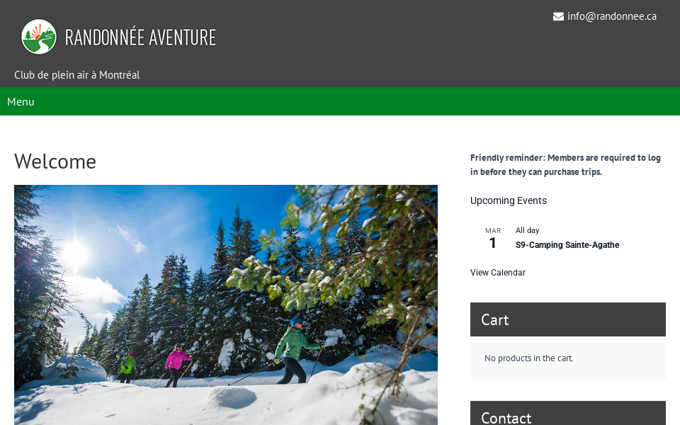 randonnee.ca/ screen capture