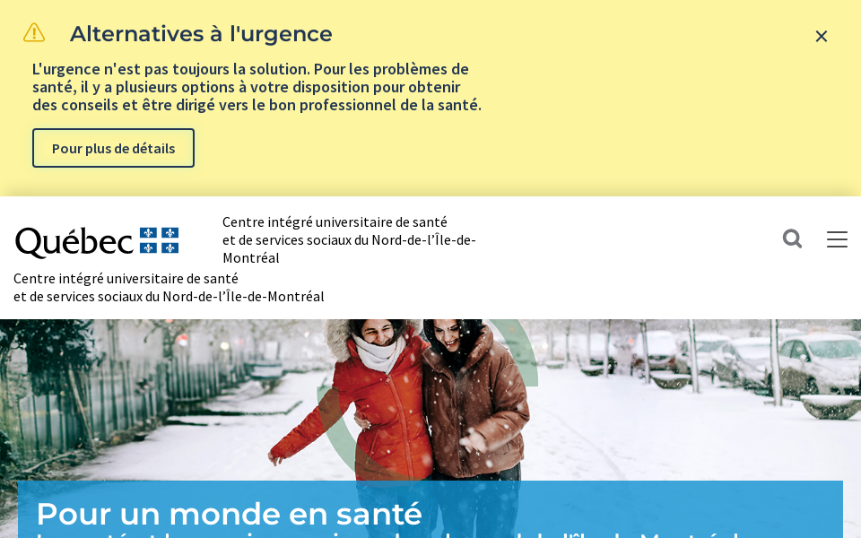 www.ciusssnordmtl.ca/ screen capture