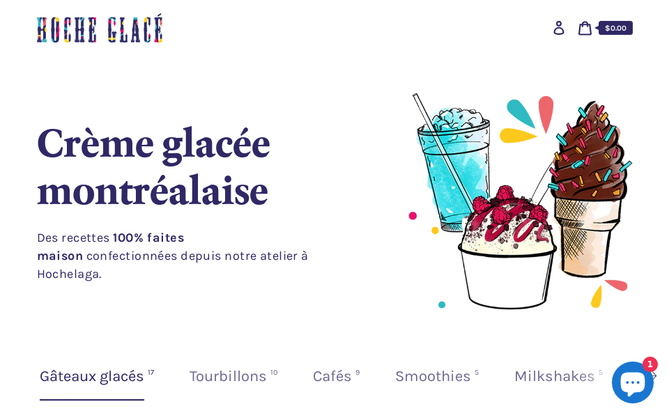 hocheglace.com/ screen capture