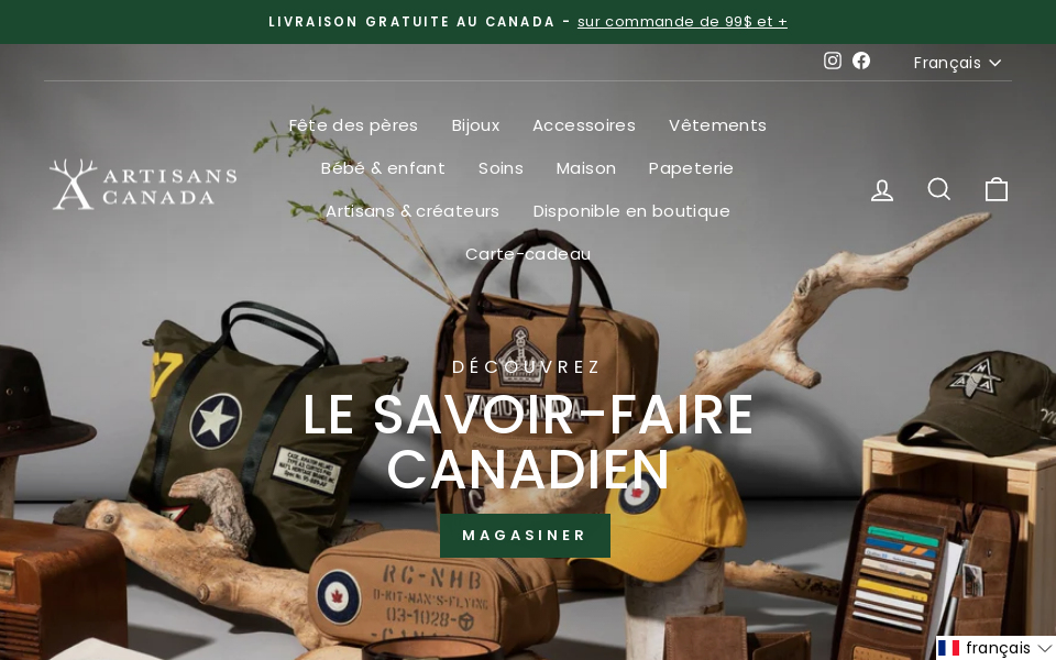 artisanscanada.com/ screen capture