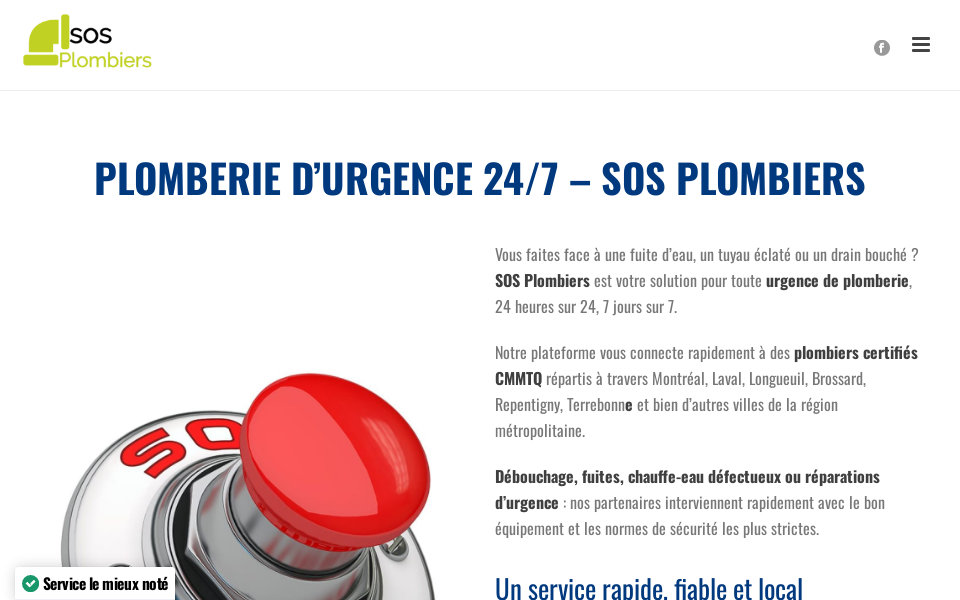 sos-plombiers.com/ screen capture