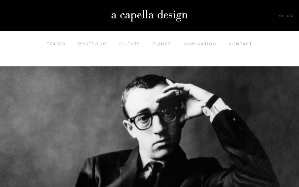 www.acapelladesign.com/ screen capture